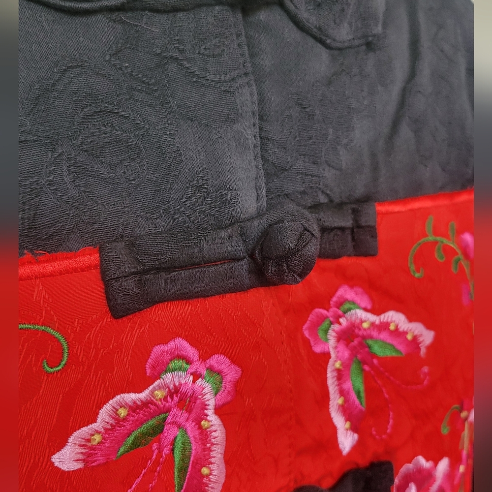 Chinese Embroidered Cropped Jacket - Picture 9 of 15